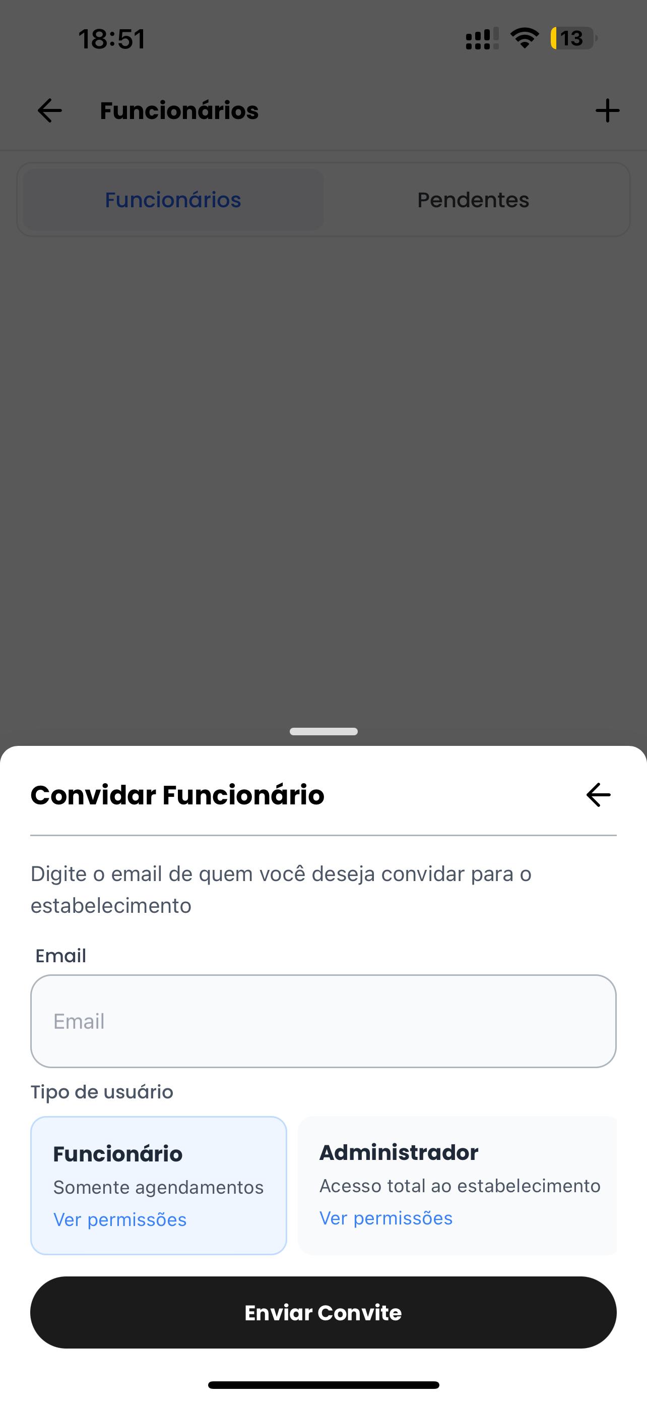 Funcionários